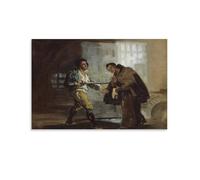 Francisco De Goya-Frío Pedro ofrece zapatos a El Maragato y se prepara para empujar a un lado su pistola, póster decorativo para colgar en la pared