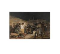 Francisco De Goya - Póster de 3 de mayo de 1808 en Madrid, Las ejecuciones en Príncipe Pío Hill, obras de arte geniales para pared, lienzo