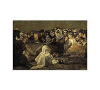 Francisco De Goya Witches' Sabbath or Aquelarre Is One of 14 de The Black Paintings Series Póster de pared estético lienzo pintura cuadro cuadro decoración hogar sin marco 60 x 90 cm