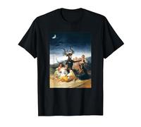 Francisco Goya - Sabbath de Brujas Camiseta, Hombre, Negro, 3XL