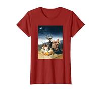 Francisco Goya - Sabbath de Brujas Camiseta, Mujer, Arándano, XXL