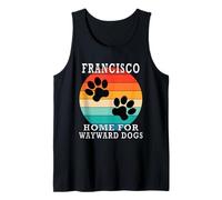 Francisco Home For Wayward Dogs Apellido Camiseta sin Mangas