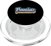 Francisco Nombre Niño Estilo Vintage 70s 80s Personalizado PopSockets PopGrip para MagSafe