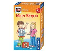Franckh-Kosmos Was ist Was Junior - Mein Körper: 2-4 Spieler | Juego de viaje, juego de niños, regalo de cumpleaños, souvenir