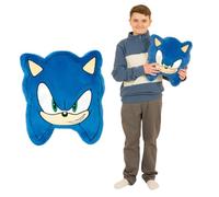 Franco Anime Gaming Bedding Super Soft Cozy Plush Decorative Pillow, One Size, Sonic