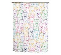 Franco Care Bears - Cortina de Ducha de PEVA, Ligera, Impermeable, de plástico, tamaño estándar, (Producto 100% Oficial)