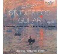 Franco Cavallone Easy Studies for Guitar - Volume 2 (CD) Album (Importación USA)