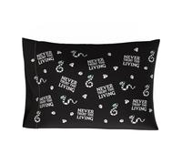 Franco Collectibles Beetlejuice Movie Beauty - Funda de Almohada de satén Sedoso estándar de 20 x 30 Pulgadas, para Cabello y Piel (Producto Oficial)