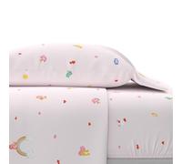 Franco Collectibles Care Bears Bedding - Juego de sábanas de Microfibra súper Suave y acogedora, tamaño Individual, 3 Piezas (Producto con Licencia Oficial)