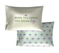 Franco Collectibles - Juego de 2 Fundas de Almohada de satén Sedoso de Princesa Tiana de Disney, 20 x 30 Pulgadas, para Cabello y Piel (Producto Oficial)