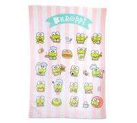 Franco Collectibles Keroppi Foodie Bedding - Manta súper Suave y acogedora, 62 x 90 Pulgadas (Producto con Licencia Oficial)