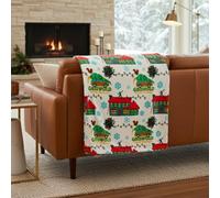 Franco Collectibles National Lampoon's Christmas Vacation Movie Holiday Bedding - Manta súper Suave de Micro Raschel, 50 x 70 Pulgadas (Producto 100% con Licencia Oficial)