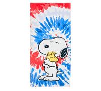 Franco Collectibles Peanuts Snoopy & Woodstock - Toalla de baño de algodón súper Suave, 58 x 28 Pulgadas, (Producto 100% Oficial)