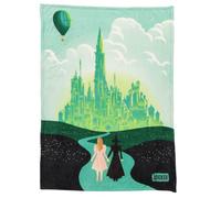 Franco Collectibles Wicked Elphaba and Glinda Bedding - Manta súper Suave y acogedora, 46 x 60 Pulgadas (Producto con Licencia Oficial)