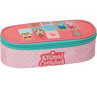 Franco Cosimo Panini Animal Crossing Estuche Oval ORGANIZADO Rosa, Casual, 68138