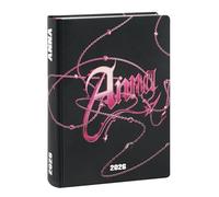 Franco Cosimo Panini Anna - Agenda escolar 2025 - 2026, agenda diaria de 16 meses para niñas, agenda de Anna Pepe con tapa dura, ideal para la escuela primaria y secundaria, 12 x 16,5 cm, negro