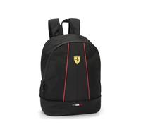 Franco Cosimo Panini FERRARI - Mochila de escuela media, superior y primaria con amplios compartimentos centrales con cierre de cremallera y tirantes ajustables, 28 x 40 x 15,5 cm, color negro