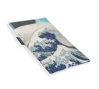 Franco Cosimo Panini Haltadefinizione - Cubierta Libro, Estuche Libro Acolchado en Tela Impresa con una Obra de Arte de Hokusai, Ideal para Proteger Libros o Accesorios, 19 x 25H cm