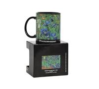 Franco Cosimo Panini Halta Definizione - Taza de cerámica impresa con una obra de arte de Van Gogh, incluye una elegante caja de regalo, capacidad 325 ml, F.to 9,5 H x 8 cm diámetro Iris