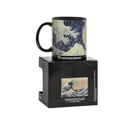 Franco Cosimo Panini Halta Definizione - Taza de cerámica impresa con una obra de arte de Kanagawa, incluye una elegante caja de regalo, capacidad 325 ml, formato 9,5 H x 8 cm de diámetro, onda