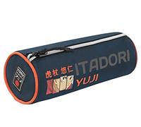 Franco Cosimo Panini Jujutsu Kaisen - Estuche Escolar con Tirador de Cremallera de Metal Personalizado y Detalles de Malla - Estuche pequeño portalápices niño para Medianas y primarias