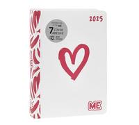 Franco Cosimo Panini ME - Agenda Classic Edition - Cuaderno diario de 16 meses, tapa blanda con gráficos en relieve y 512 páginas, ideal para escuela secundaria, superior y universidad, 12 x 16,5 cm