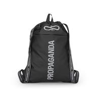 Franco Cosimo Panini Mochila con cordón unisex - Niños y jóvenes, Negro, 42x35x5, Casual