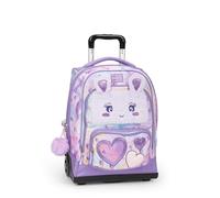 Franco Cosimo Panini, Mochila escolar con ruedas para niñas y niñas, multicolor, 36 x 47 x 23 cm, multicolor, 36x47Hx23cm