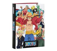 Franco Cosimo Panini One Piece - Diario escolar oficial One Piece, diario de 12 meses ideal para la escuela primaria o secundaria, cubierta acolchada y 320 páginas interiores impresas a color, 13 x