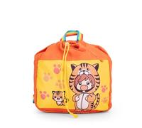 Franco Cosimo Panini SO KAWAII Online Exclusive - Mochila Cordón Tiggy, Tirantes de Tela Coloridos y Ajustables, Apertura Superior y Enganche para Monedero, Idea Regalo Niños, 33 x 36,5H x 11 cm