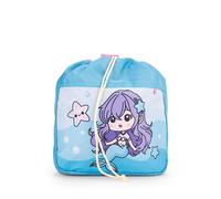 Franco Cosimo Panini SO KAWAII Online Exclusive - MochilaCordonSirena, TirantesDeTelaColoridosYAjustables, AperturaSuperiorYEngancheParaMonedero, IdeaRegaloNiños, 33 x 36,5H x 11 cm