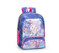 Franco Cosimo Panini Tokidoki - Mochila escolar oficial Tokidoki, con 2 amplios espacios centrales, gran bolsillo frontal, correas ajustables acolchadas, parte trasera y fondo termoformados, 32 x 43 x