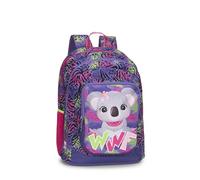 Franco Cosimo Panini WWF - Mochila escolar oficial WWF, 2 amplios compartimentos, 1 bolsillo frontal, 2 bolsillos laterales de red, correas acolchadas, parte trasera y fondo termoformados, cierres de