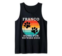 Franco Home For Wayward Dogs Apellido Camiseta sin Mangas