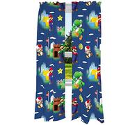 Franco Juego de Cortinas de Ventana para habitación de niños, 82 x 84 Pulgadas, Super Mario