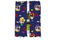 Franco Juego de Cortinas para habitación de niños, 82 x 63 Pulgadas, Sonic The Hedgehog, Anime