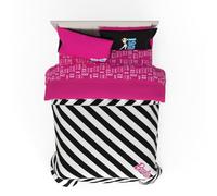 Franco Juego de edredón y sábanas, Microfibra, Barbie 1959, 5 Piezas, tamaño Queen