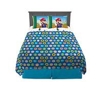 Franco Juego de sábanas de Microfibra súper Suave, tamaño matrimonial, Mario