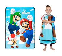 Franco Kids Bedding - Manta de felpa súper suave de micro raschel, tamaño doble/completo de 157,5 x 228,6 cm, Mario