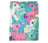 Franco My Little Pony - Ropa de cama clásica de unicornio súper suave y acogedora, 46 x 60 pulgadas (producto con licencia oficial)