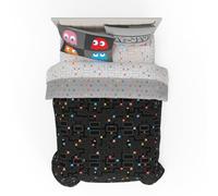 Franco Pac-Man Gaming Bedding 7 Piece Super Soft Cozy Reversible Comforter and Sheet Set with Sham, Full, (Officially Licensed Product)