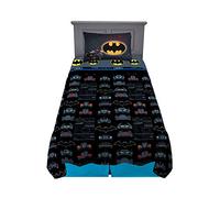 Franco Warner Bros Batman Guardian Speed - Juego de sábanas de Microfibra, Doble