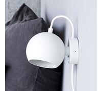 FRANDSEN aplique de pared Bola Magnética, blanco mate True