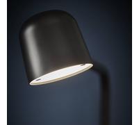 FRANDSEN Aplique de pared LED Satellite, negro, proyección 47 cm