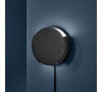 FRANDSEN Aplique de pared Rotate, negro, Ø 15 cm, metal
