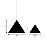 FRANDSEN Lámpara colgante Benjamin, Ø 46 cm, aluminio cepillado, E27
