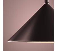 FRANDSEN Lámpara de pie LED Grasp, rojo oscuro, altura 72 cm, metal