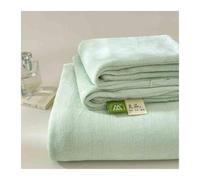 Franela Sábana Plana 160x230cm 200x230cm 240x250cm 240x270cm Suave para Invierno Cama de 90 cm a 200 cm(Green,240x250cm)