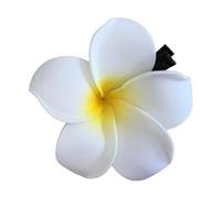 Frangipani Hair Barrettes - Cute Flower Pins, Elegant Hair Ornament, Versatile Decoration | For Girls Women Thick Thin Hairstyles Daily Celebration Special Occasion Fashion Use