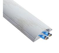Franja Oculta de Alambre de Piso, Cubierta de Protector de cordón de Plata de Oro Negro Blanco/Cable Raceway 39 "Cable de Cables Adhesivos de gestión de Cables de gestión de Cables de gestión